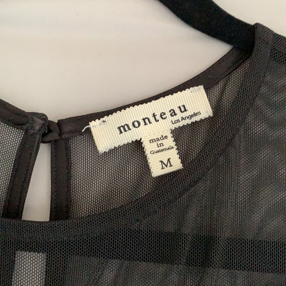 MONTEAU little black dress | size M - Picture 4 of 6